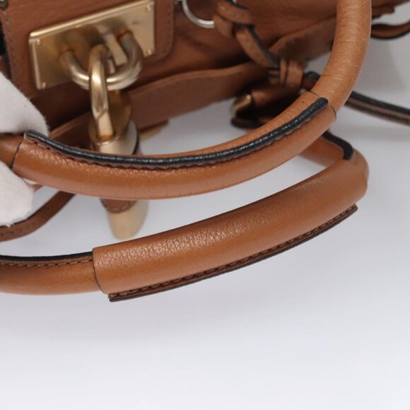 Chloe Paddington Hand Bag Leather Brown Auth - Picture 7 of 16